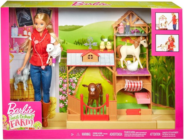 Barbie GCK86 - Barbie Sweet Orchard Farm-docka, blond, och lekset Barbie GCK86 - Barbie Sweet Orchard Farm-docka, blond, och lekset
